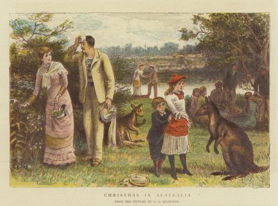 Christmas in Australia by George Goodwin Kilburne